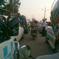 Photo of Beatrice Leydier Riding Boda in Uganda