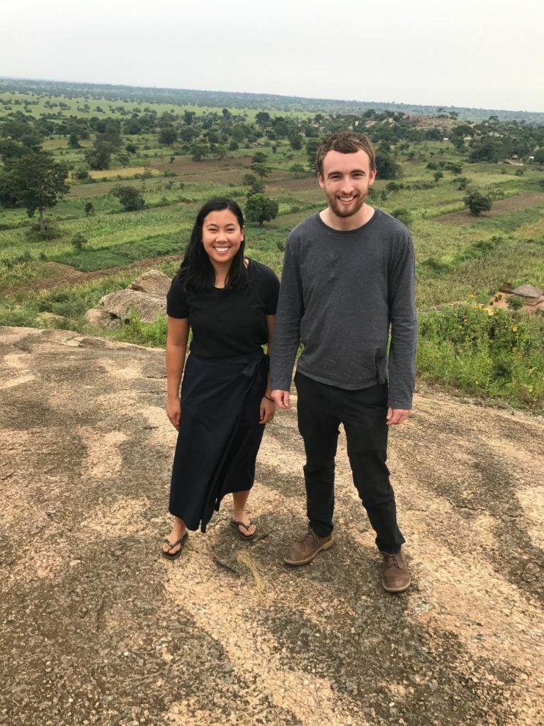 Grady and Carrie in Uganda
