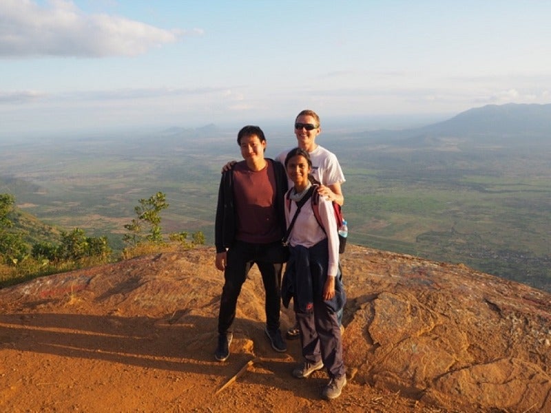 Funguka interns in Tanzania