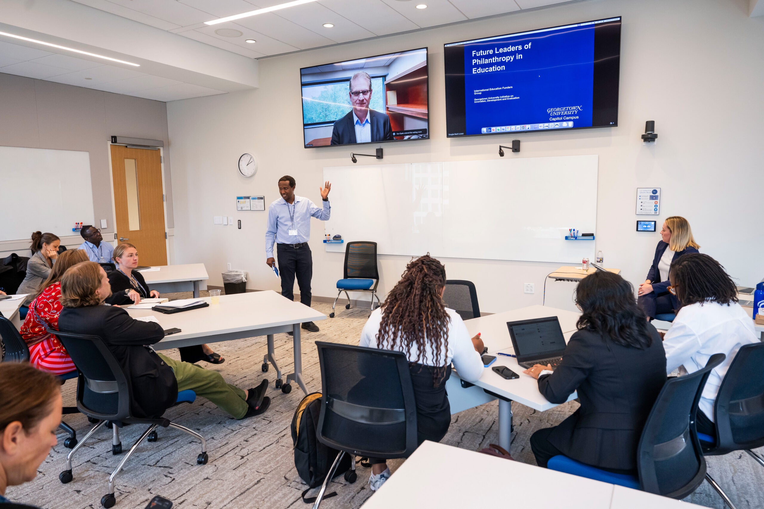 gui2de Affiliate James Habyarimana presents on Public Private Partnerships