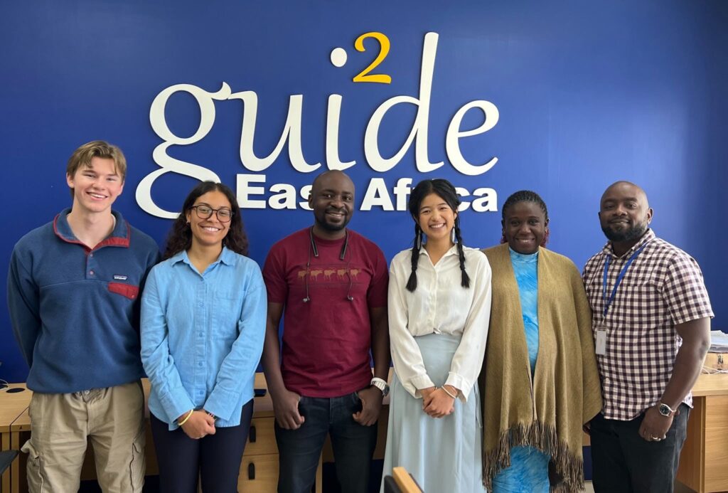Luke Keller with gui2de East Africa team
